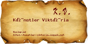 Künstler Viktória névjegykártya